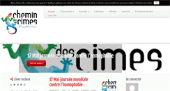 Desktop Screenshot of chemindescimes.fr
