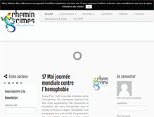 Tablet Screenshot of chemindescimes.fr